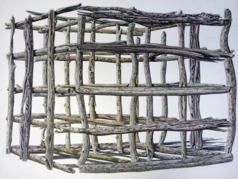 Stick 'n' a box - Patrick White